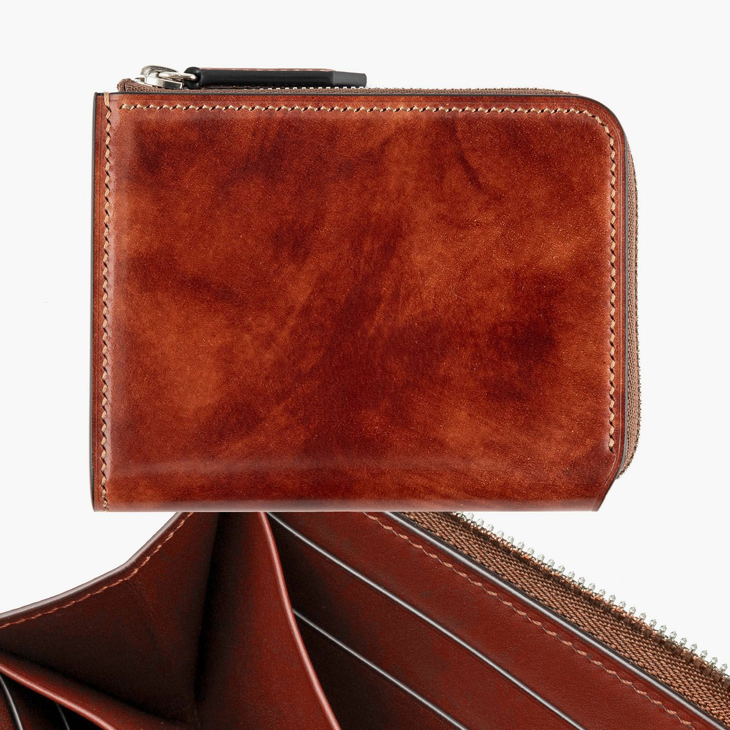 ミュージアムコードバン L字ジップハーフウォレット | 大人のバッグ