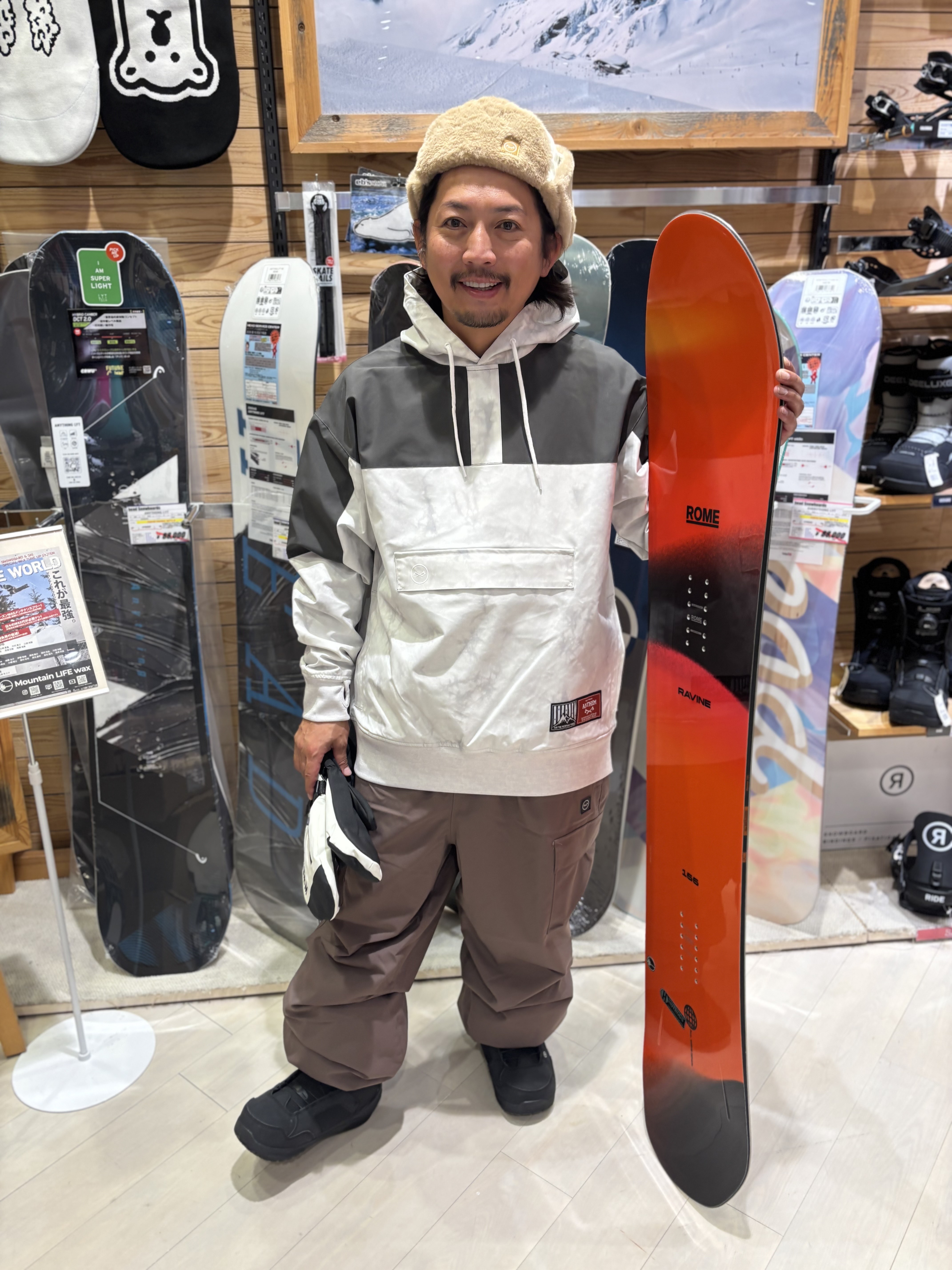 ANTHEMスノーボード ウェア ジャケット ユニセックス SHOULDER PATCH