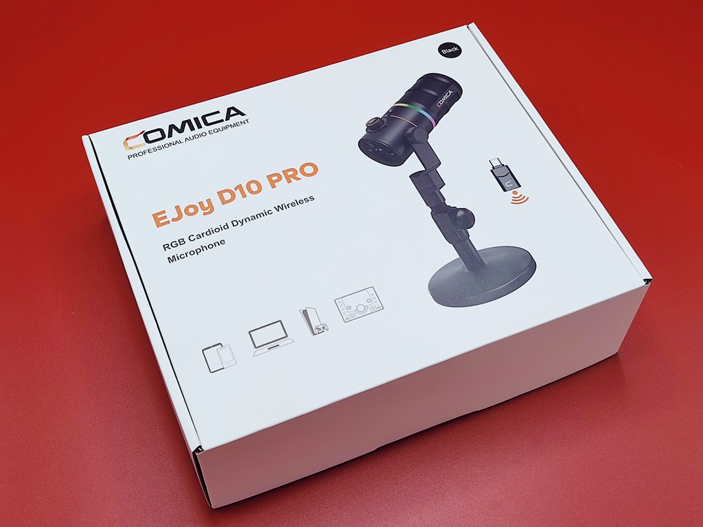 Comica Ejoy D10 Pro ワイヤレスダイナミックマイク！XLR・USB接続にも