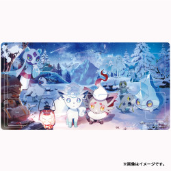 ポケモンカードゲーム ラバープレイマット Snowy Gathering - Meccha Japan