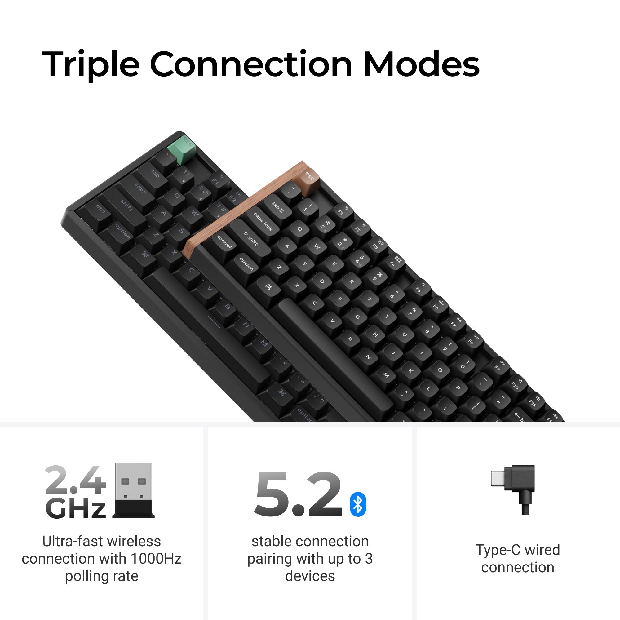 Keychron K8 HE TKL Wireless RGB Keyboard