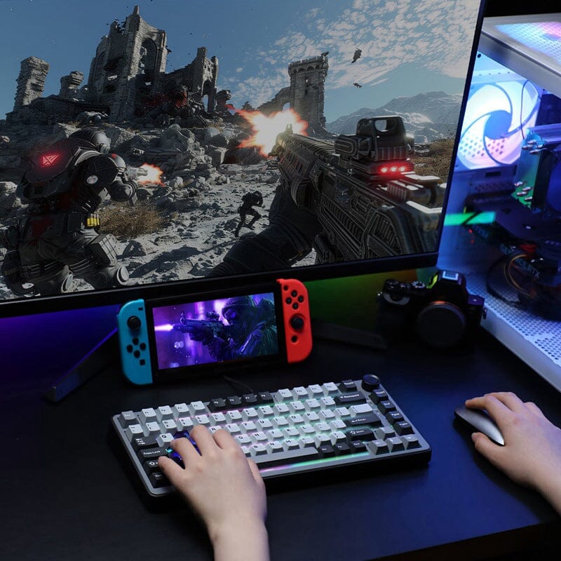 YUNZII RT75 ラピッドトリガーゲーミングマグネティックキーボード