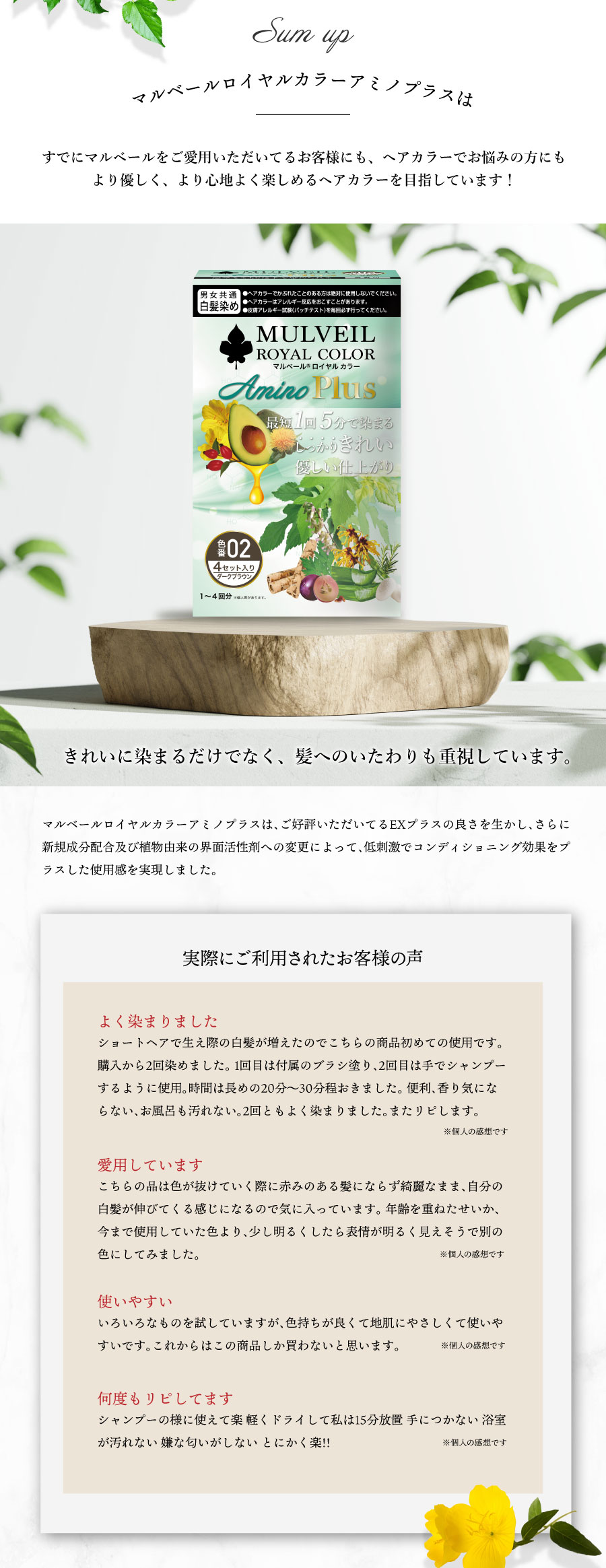 マルベールロイヤルカラーアミノプラス【白髪染め・医薬部外品