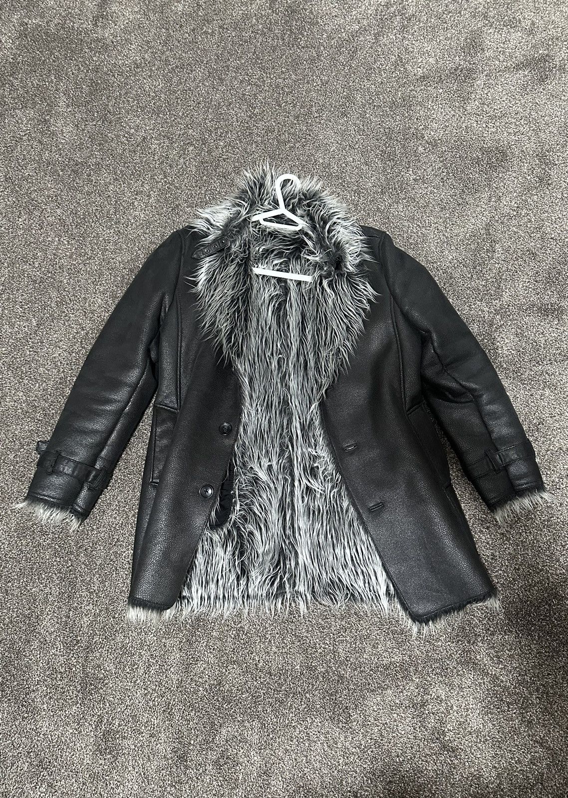 Semantic Design Fur Jacket | Grailed
