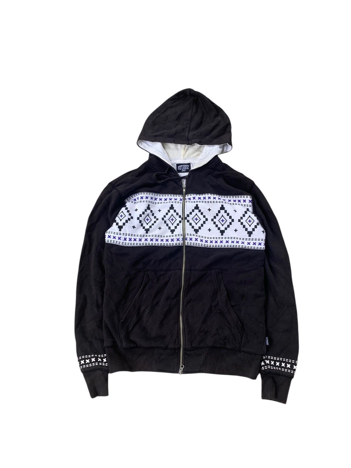 Stussy Stussy Outline Zip Hoodie | Grailed