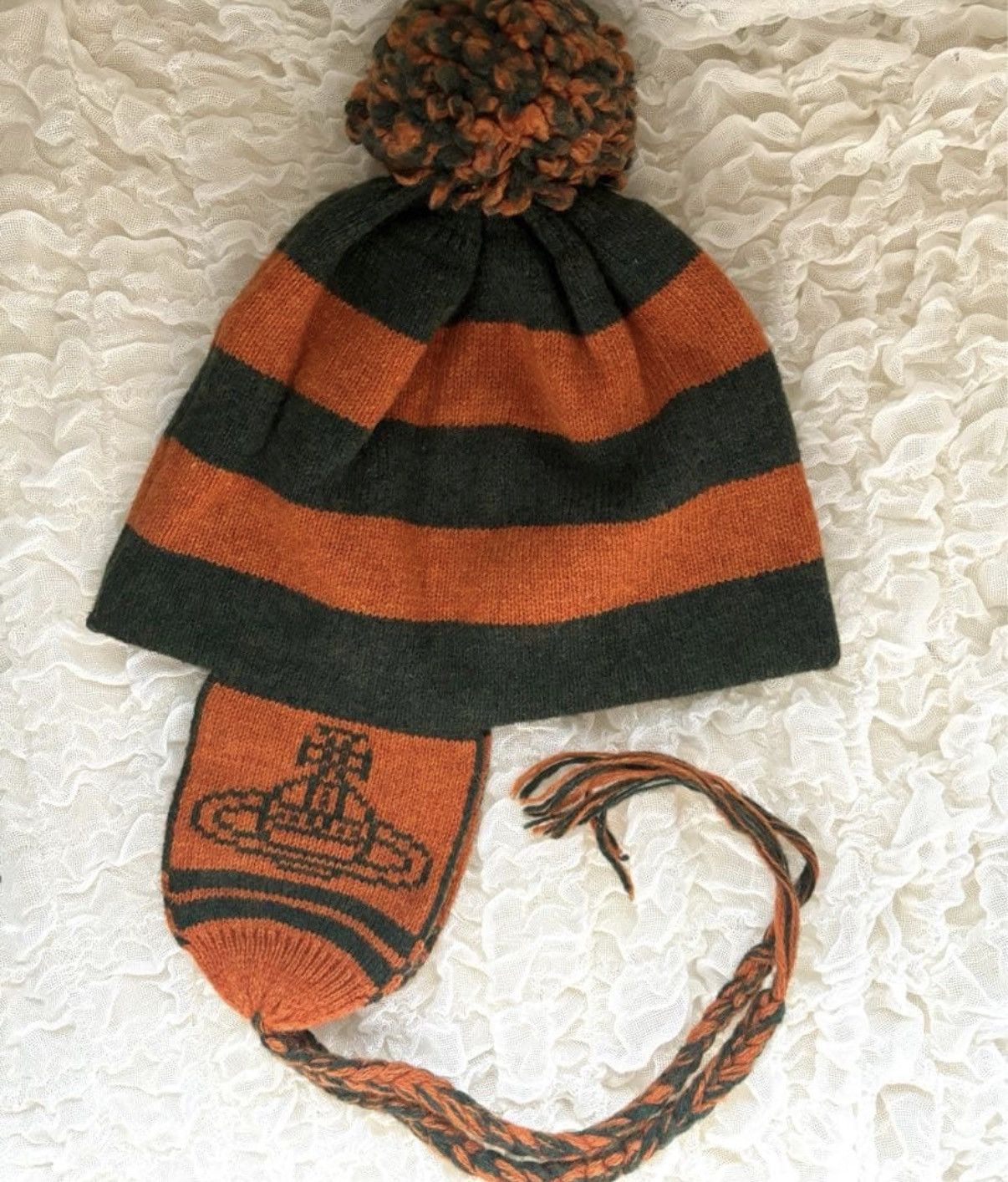 Vivienne Westwood Vivienne Westwood Orb Ear Flap Knit Beanie | Grailed