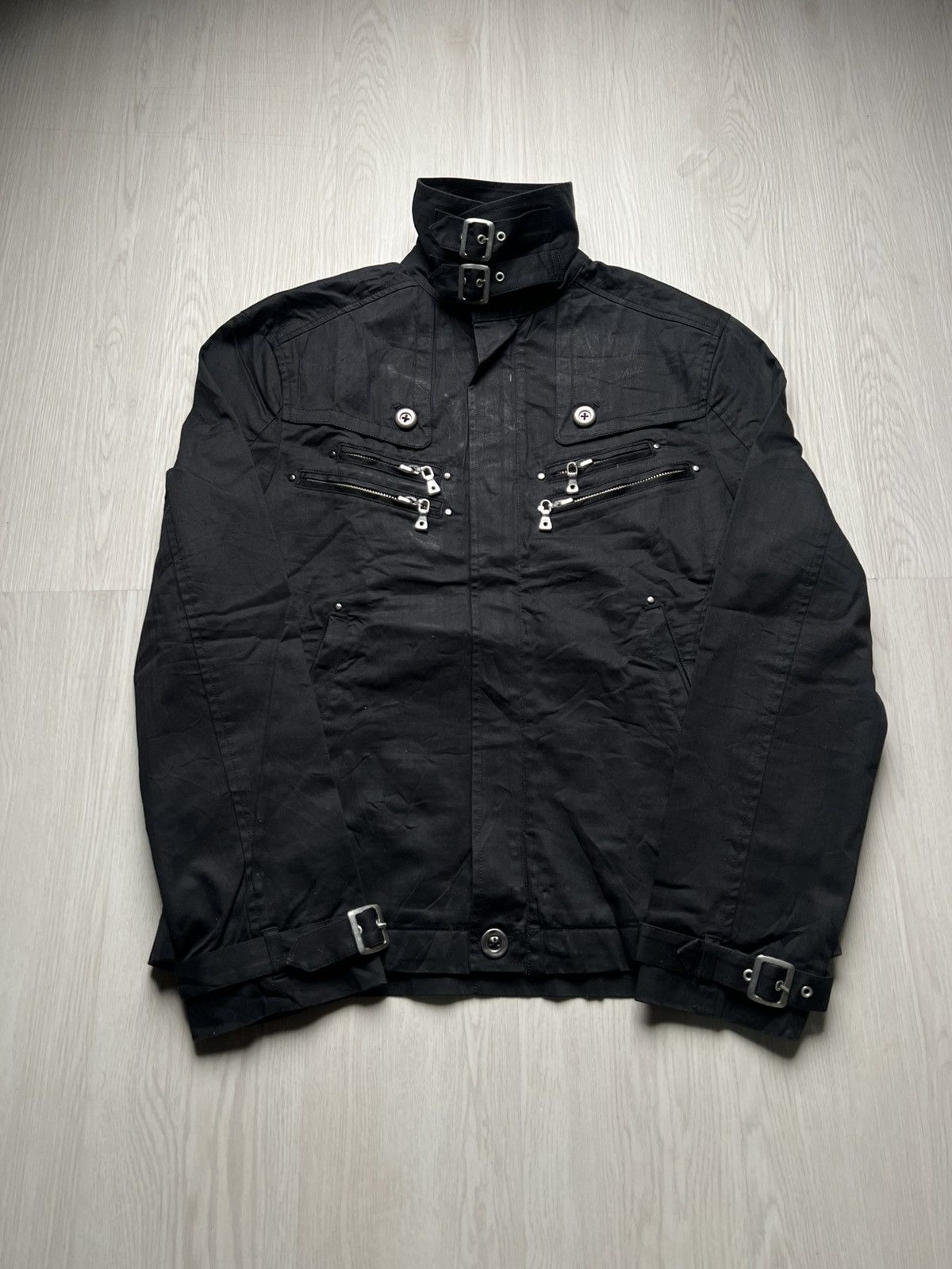 Japanese Brand 2000s Semantic Design - Vkei Style Napoleon Jacket