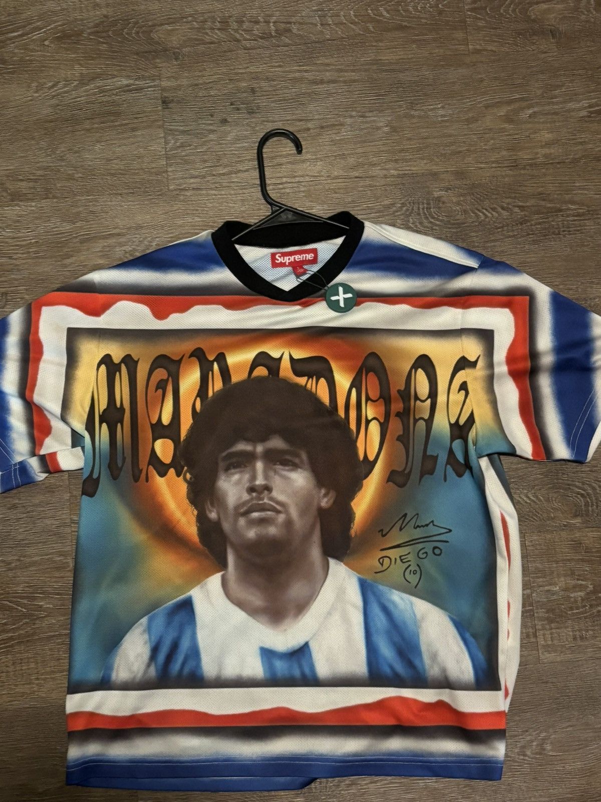 Supreme Supreme Maradona Soccer Jersey Multicolor Size Medium