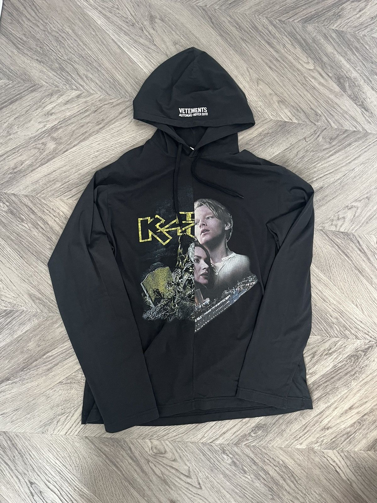 Vetements Vetements Titanic / Kiss Split K-Hole Hoodie | Grailed