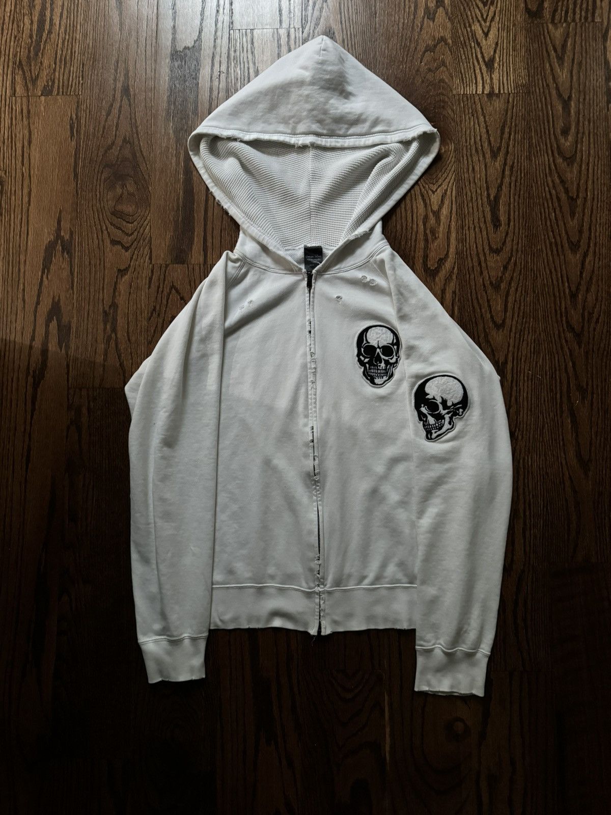 Number (N)ine number (n)ine ss04 white double skull | Grailed