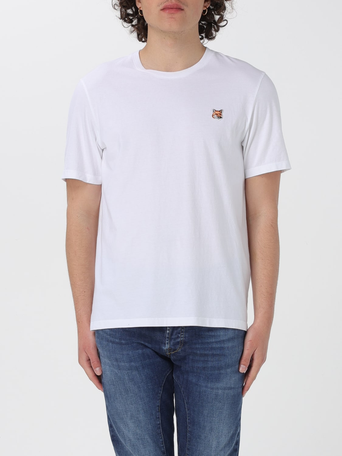 Maison Kitsuné T-shirt men - White | LM00104KJ0008 | GIGLIO.COM