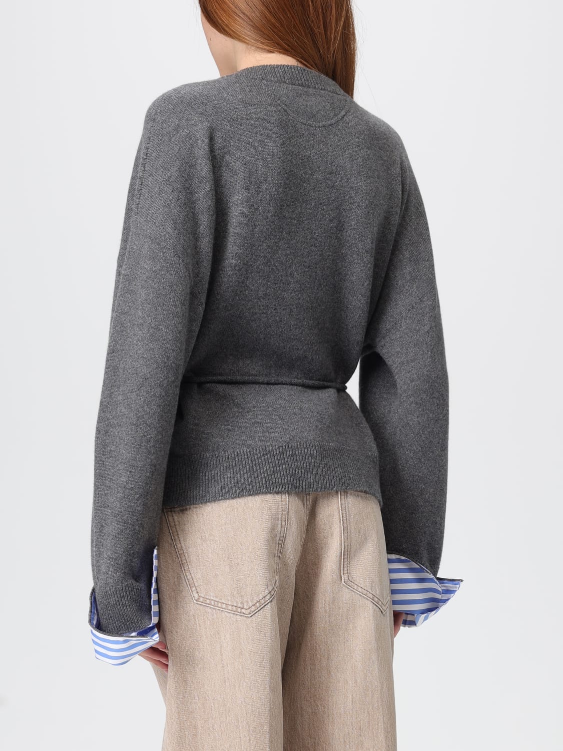 Brunello Cucinelli Cardigan woman - Grey | M12709806 | GIGLIO.COM