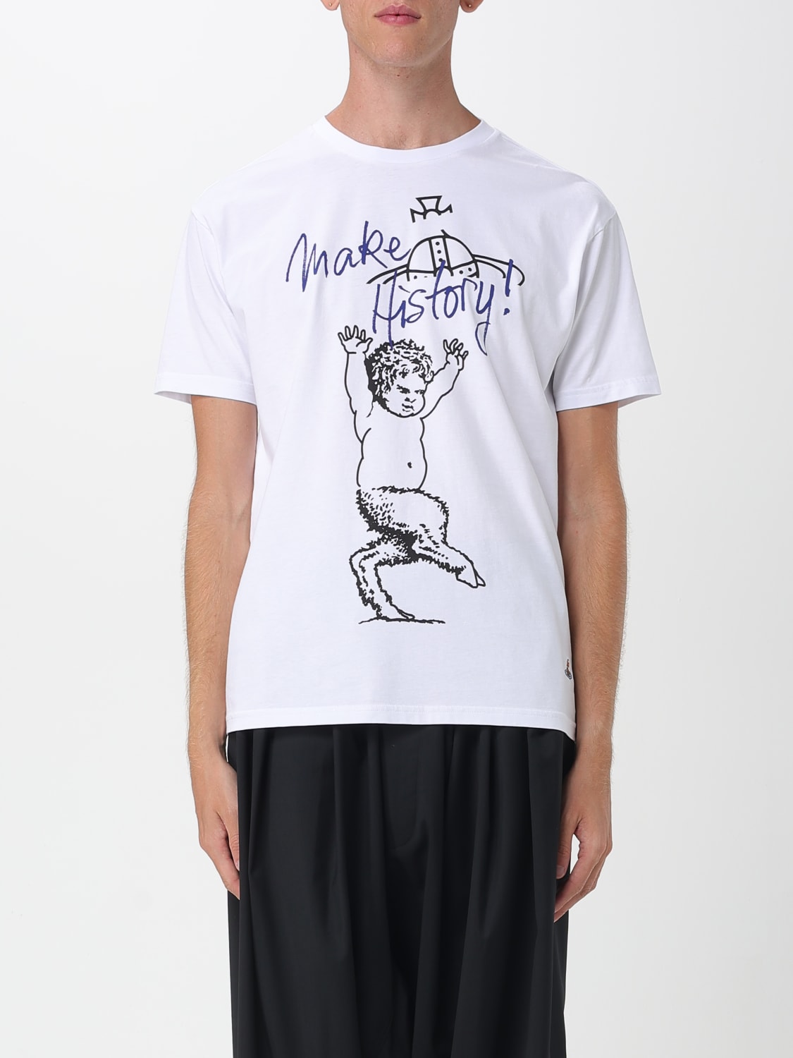 Vivienne Westwood T-shirt men - White | 3G010049J001M | GIGLIO.COM