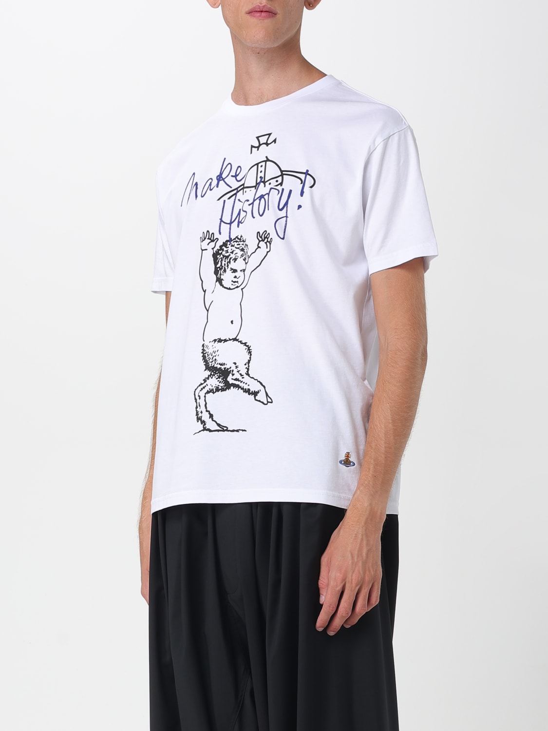 Vivienne Westwood T-shirt men - White | 3G010049J001M | GIGLIO.COM