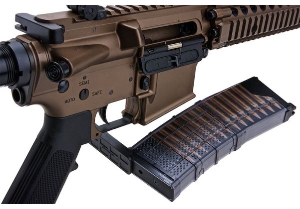 EMG Daniel Defense DD MK18 Airsoft GBB Rifle (CGS System) - FDE