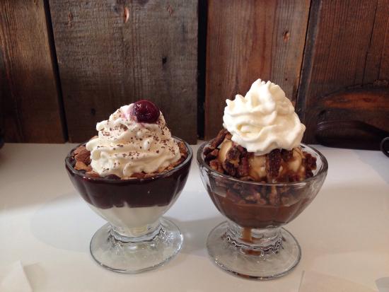 Had Hot Fudge Sunday & Turtle Brownie Sunday, both amazing! Also