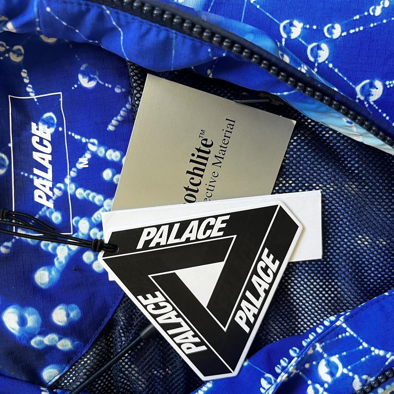 Palace Arc Shell Hooded Spider Web Reflective  | Depop