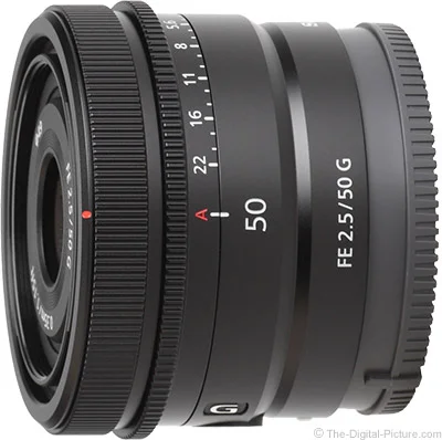 Sony FE 50mm F2.5 G Lens Specifications