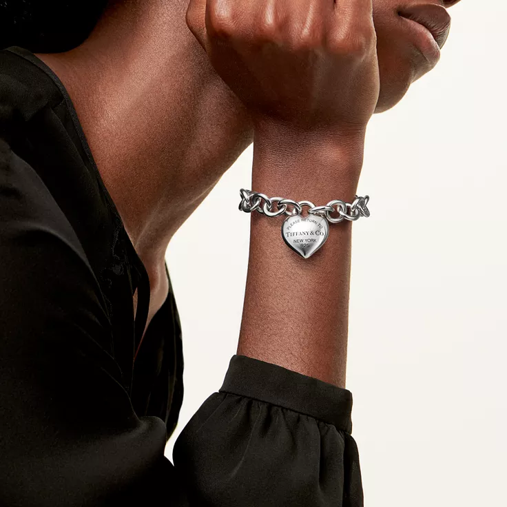 Return to Tiffany®:Full Heart Toggle Bracelet in Sterling Silver