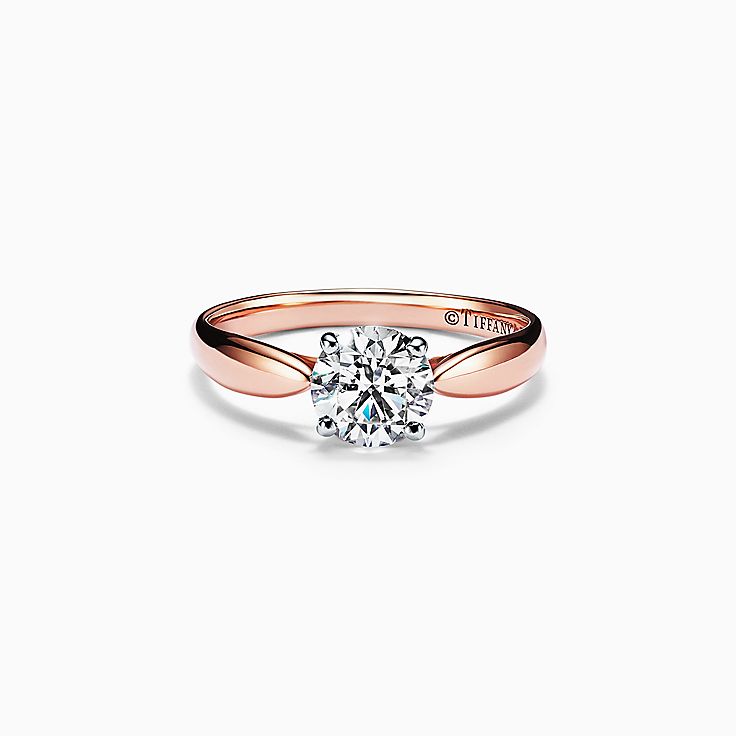 ティファニー ハーモニー™ ソリティア 1 Carat Diamond Rings