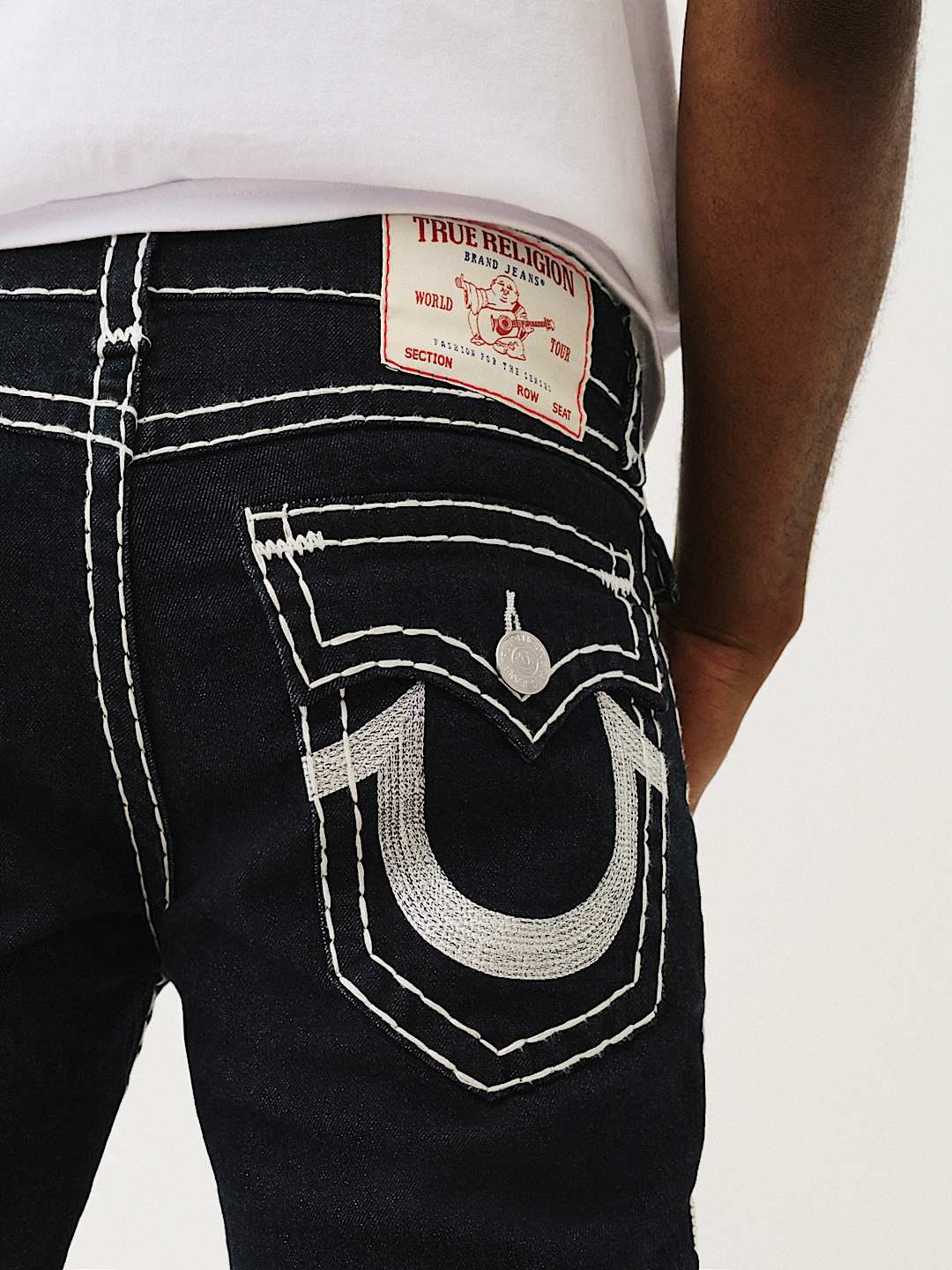 BILLY SUPER T MARLED LUREX BOOTCUT JEAN