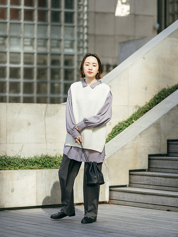 ニットベストはどう着こなすのが正解？ かぐれスタッフがおしゃれに