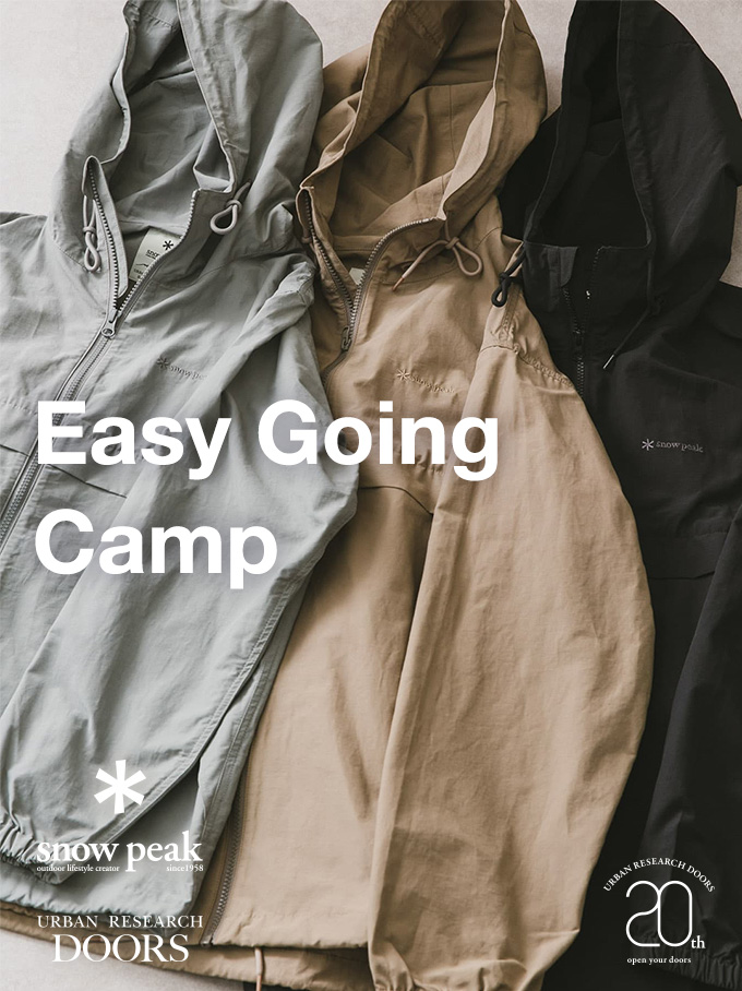 20th Anniv.】 Snow Peak Apparel × URBAN RESEARCH DOORS20th Weather