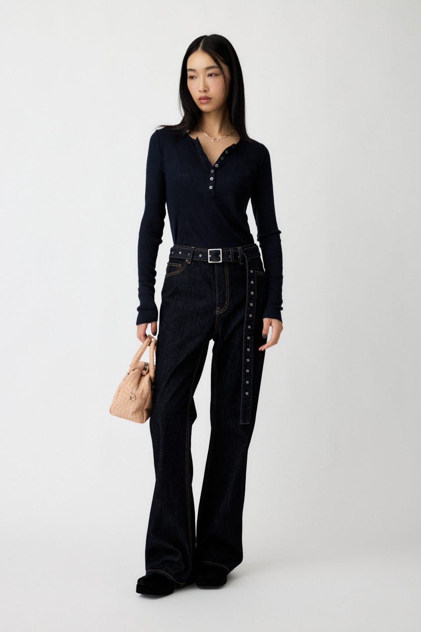 MOUSSY | LOW SLUNG ブーツカットパンツ (フレア ) |SHEL'TTER WEBSTORE