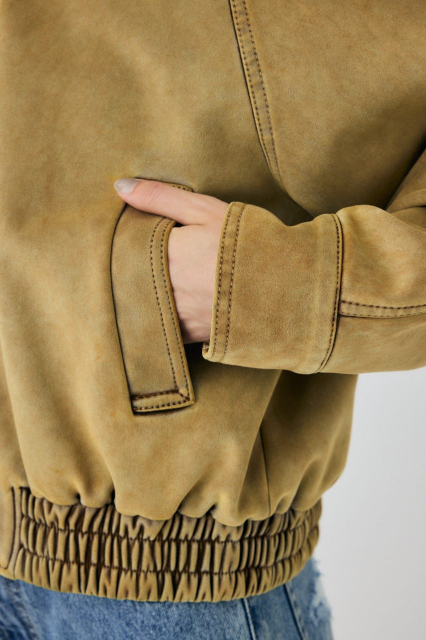 MOUSSY | F/SUEDE GATHER ブルゾン (ブルゾン ) |SHEL'TTER WEBSTORE