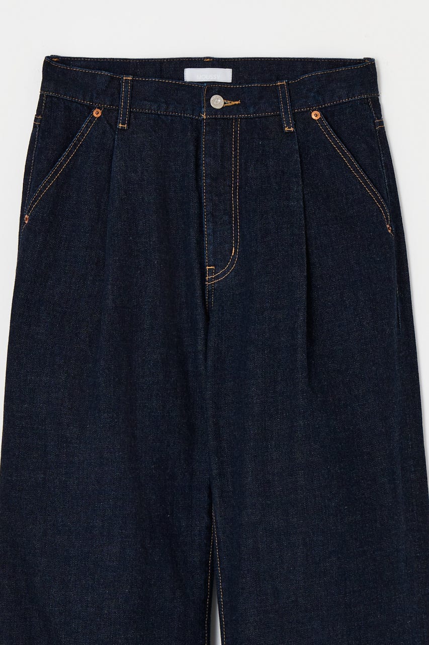 MOUSSY | TUCK WIDE ストレートデニム (ワイド ) |SHEL'TTER WEBSTORE