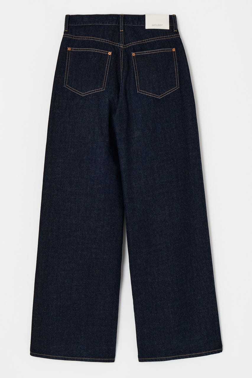 MOUSSY | TUCK WIDE ストレートデニム (ワイド ) |SHEL'TTER WEBSTORE