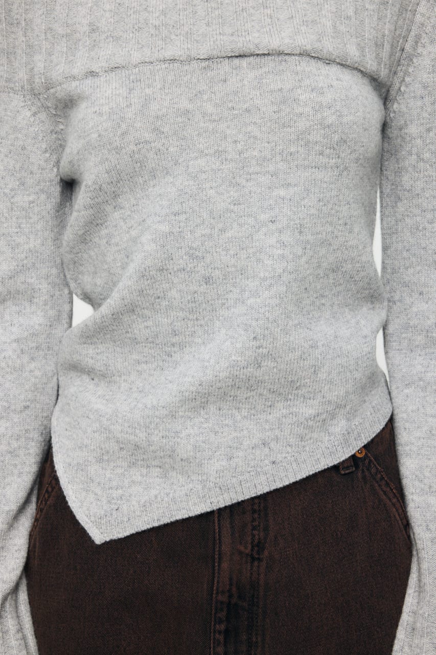 MOUSSY | ASYMMETRY トップス (ニット ) |SHEL'TTER WEBSTORE