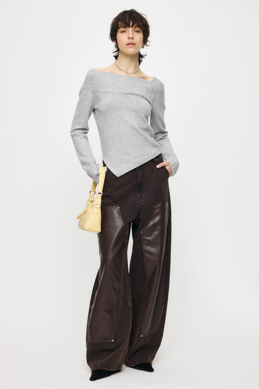 MOUSSY | ASYMMETRY トップス (ニット ) |SHEL'TTER WEBSTORE