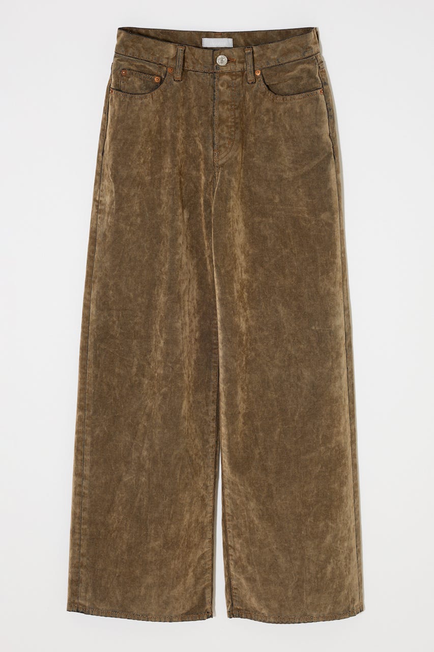 MOUSSY | MIDRISE CORDUROY バギー (ワイド ) |SHEL'TTER WEBSTORE
