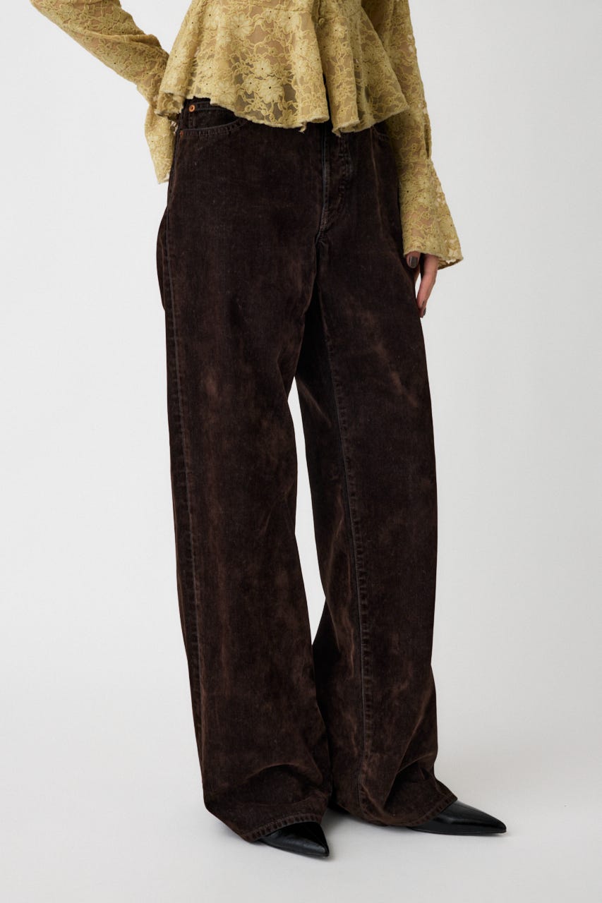 MOUSSY | MIDRISE CORDUROY バギー (ワイド ) |SHEL'TTER WEBSTORE