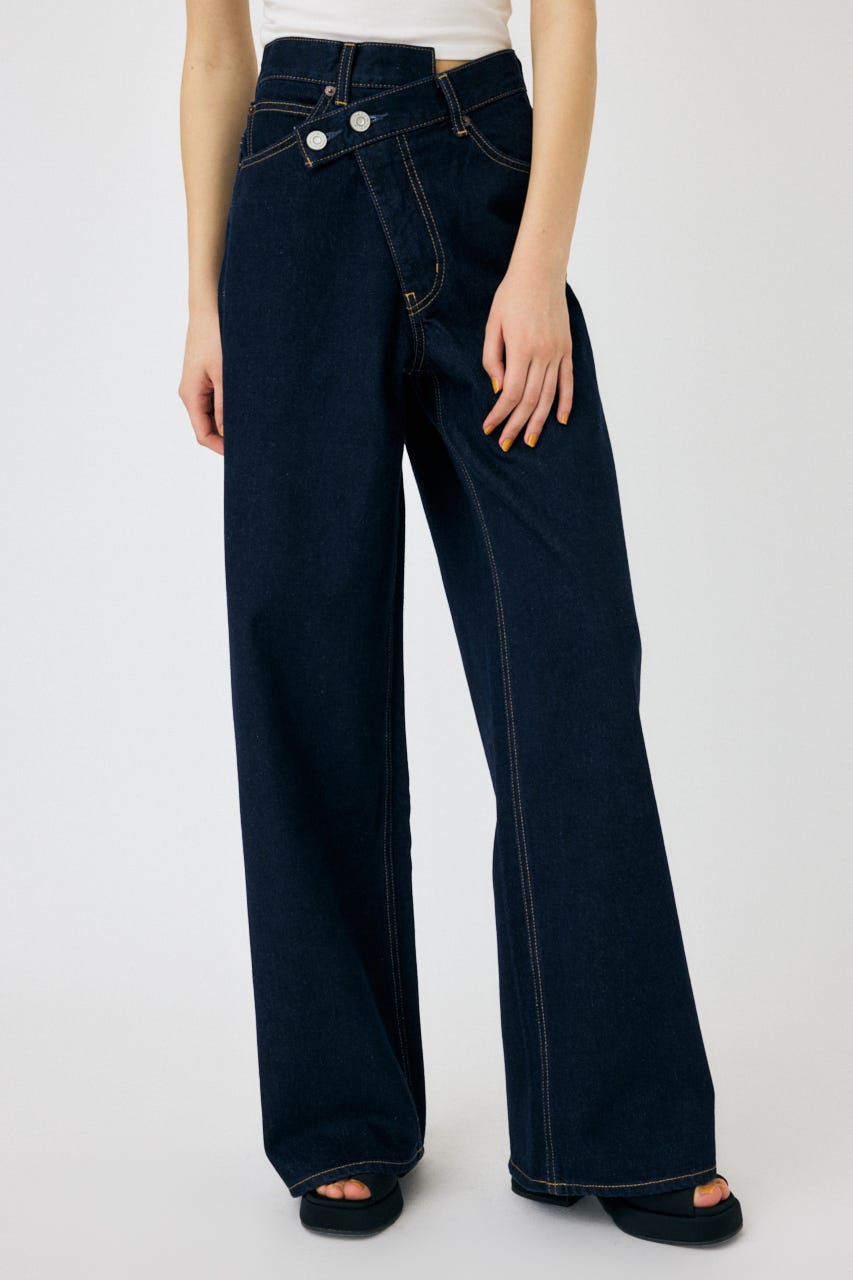 MOUSSY | CROSS WAIST WIDE ストレート (ワイド ) |SHEL'TTER WEBSTORE