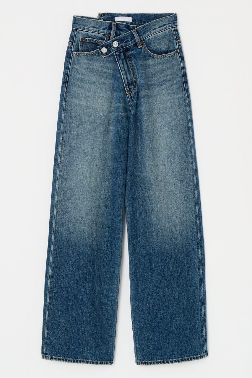 MOUSSY | CROSS WAIST WIDE ストレート (ワイド ) |SHEL'TTER WEBSTORE