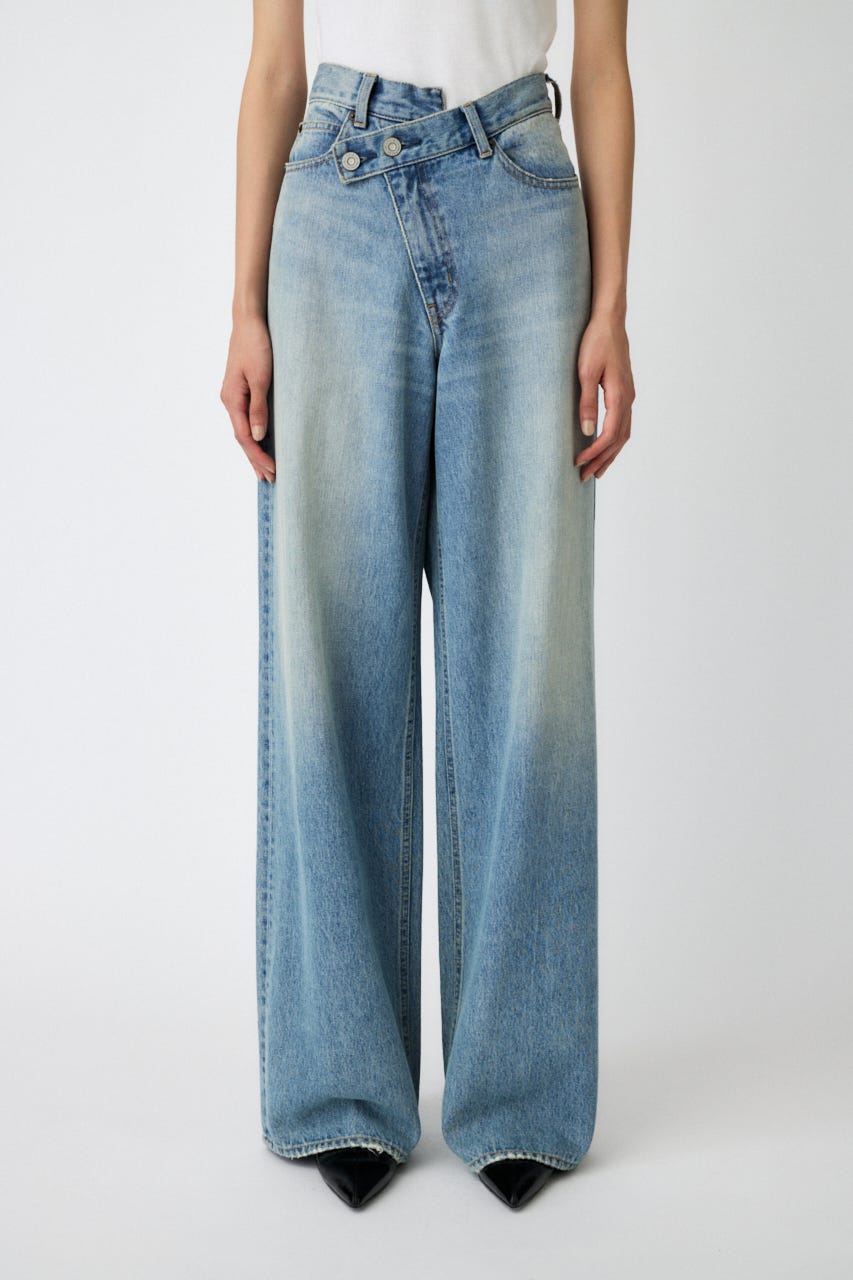 MOUSSY | CROSS WAIST WIDE ストレート (ワイド ) |SHEL'TTER WEBSTORE