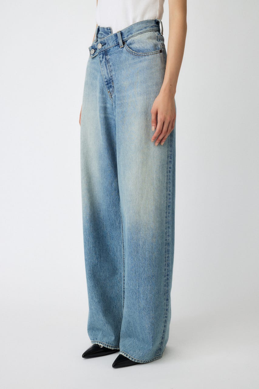 MOUSSY | CROSS WAIST WIDE ストレート (ワイド ) |SHEL'TTER WEBSTORE