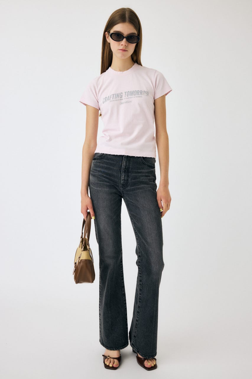 MOUSSY | MVS BLACK FLARE (フレア ) |SHEL'TTER WEBSTORE