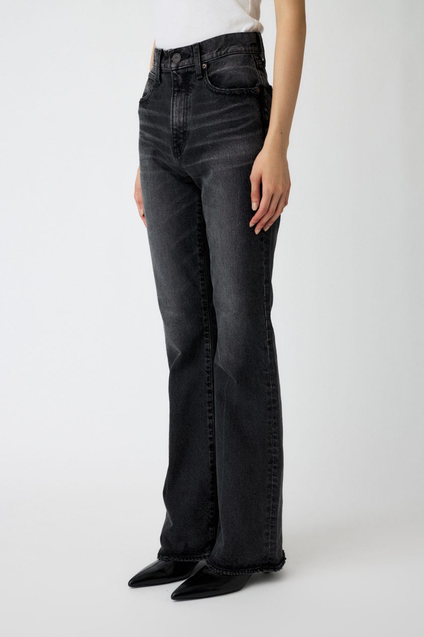 MOUSSY | MVS BLACK FLARE (フレア ) |SHEL'TTER WEBSTORE