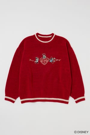 Disney SERIES CREATED by MUS | MD HEART プルオーバー/ ミニー