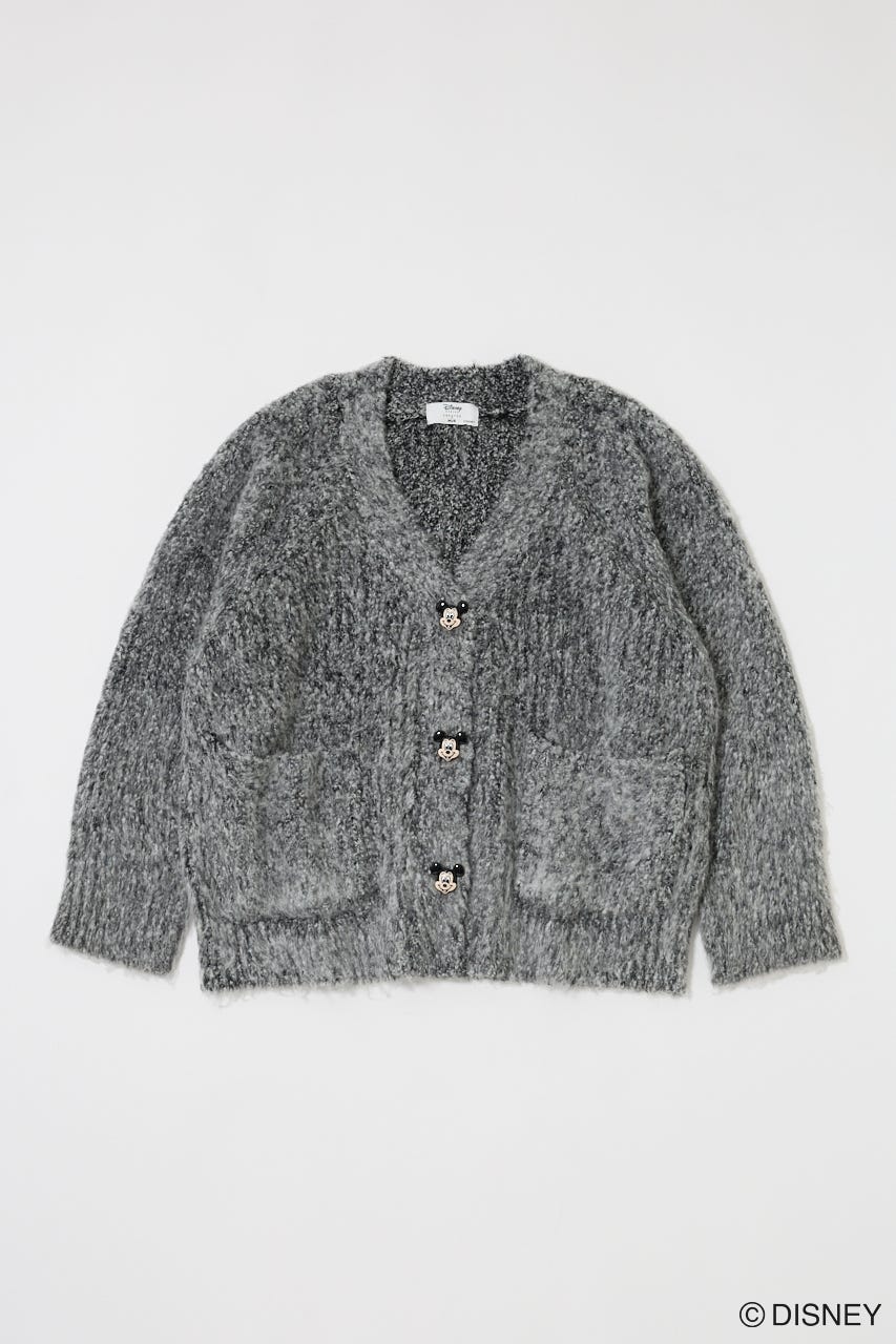 Disney SERIES CREATED by MUS | MD FACE BUTTON カーディガン