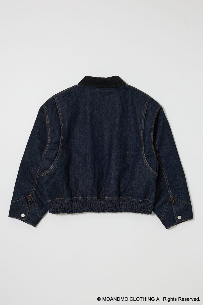 MOUSSY | MOANDMO DENIM PADDED ジャケット (デニムジャケット ) |SHEL