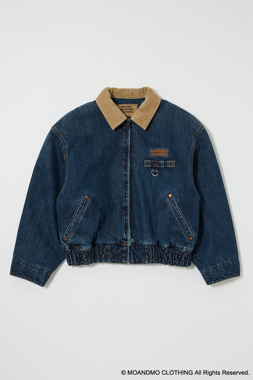 MOUSSY | MOANDMO DENIM PADDED ジャケット (デニムジャケット ) |SHEL
