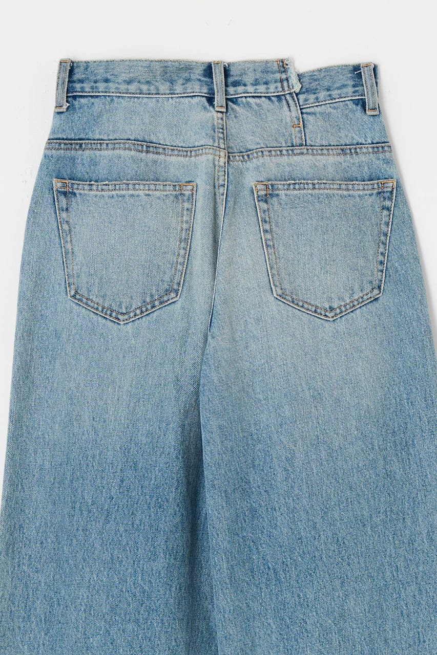 MOUSSY | CROSS WAIST WIDE ストレートSサイズ (ワイド ) |SHEL'TTER