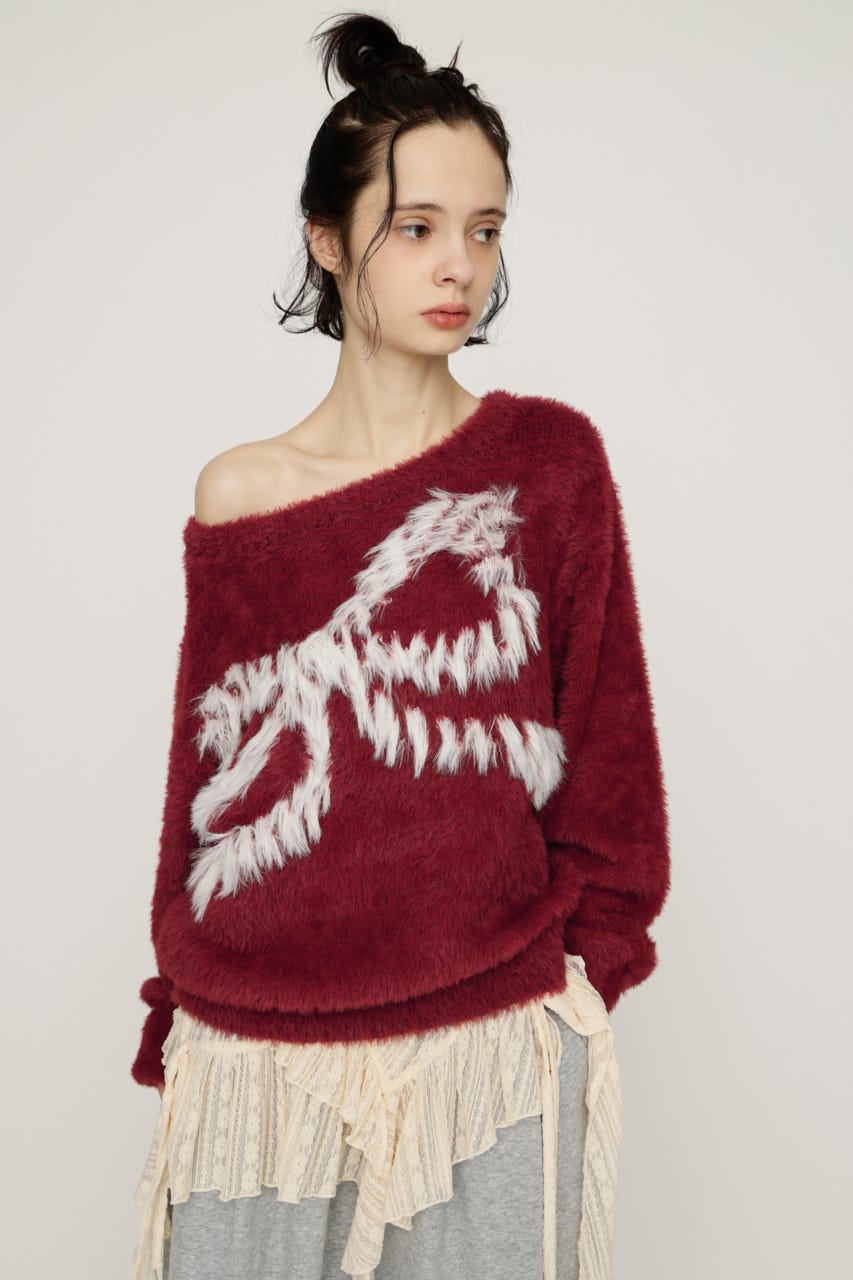 SLY | ONE SHOULDER RIBBON KNIT トップス (ニット ) |SHEL'TTER WEBSTORE