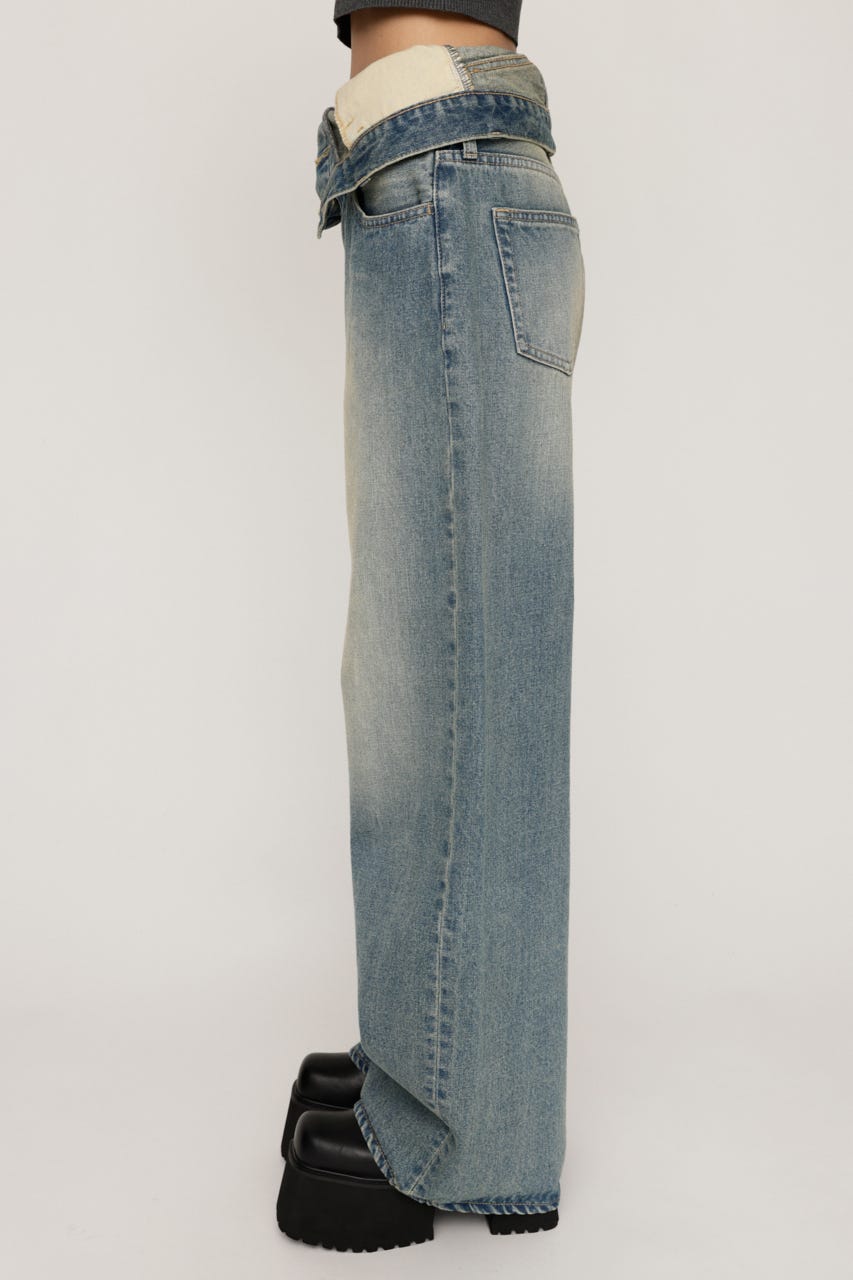 SLY | LAYERED STRAIGHT DENIM パンツ (ストレート ) |SHEL'TTER WEBSTORE
