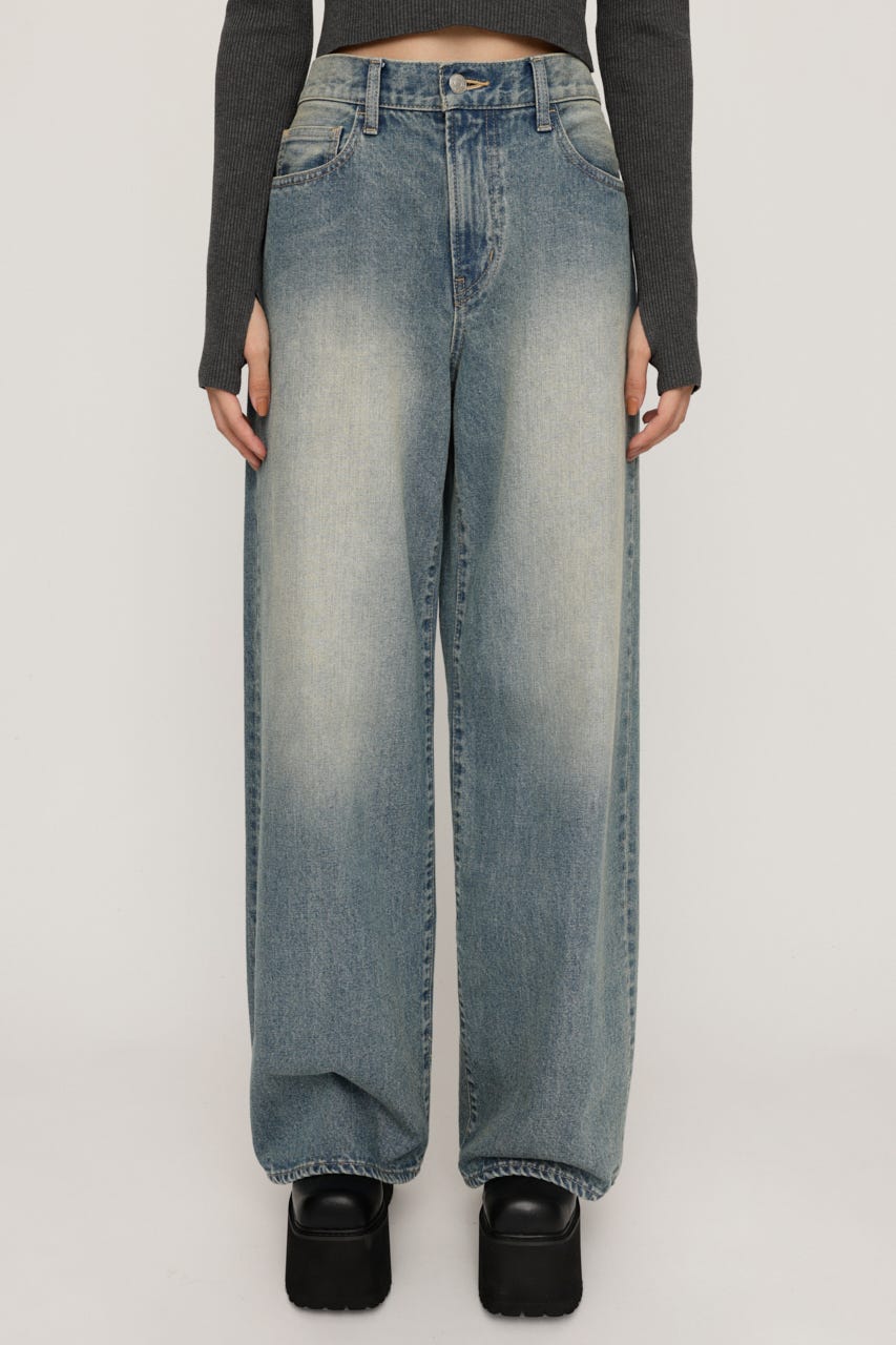 SLY | LAYERED STRAIGHT DENIM パンツ (ストレート ) |SHEL'TTER WEBSTORE