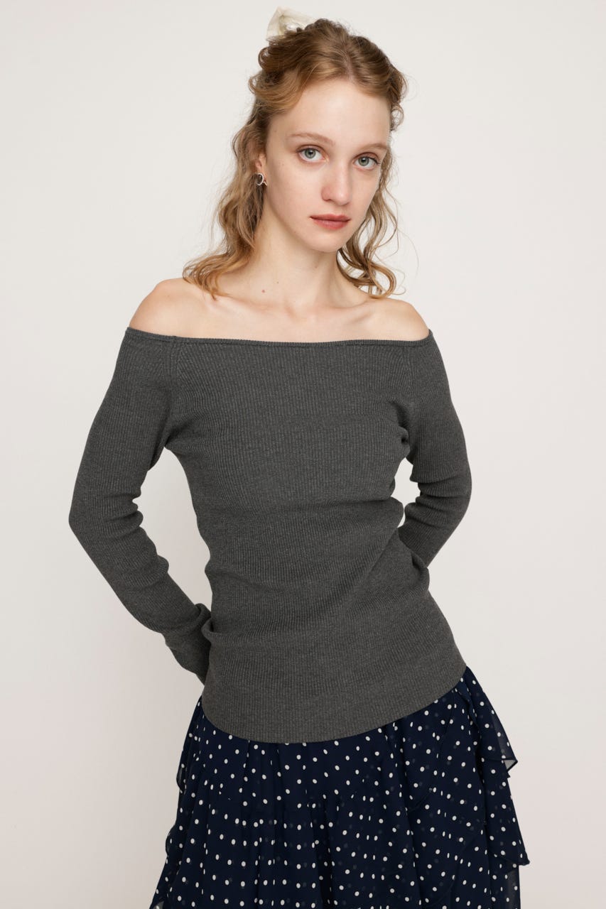 SLY | HG OFFSHOULDER トップス (ニット ) |SHEL'TTER WEBSTORE